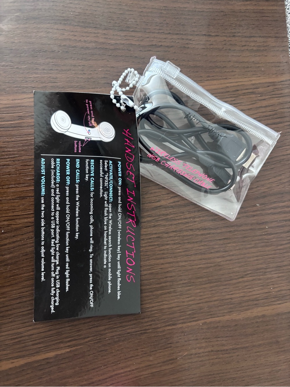 Betsey Johnson Kitsch Gimme a Ring Phone Bag in Pink (Working Phone) - Picture 11 of 14